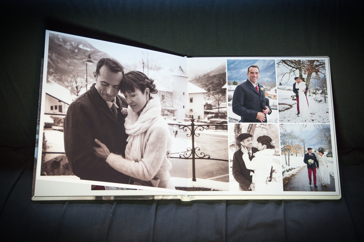 Mariage au bord du lac d Annecy : photos de couple dans le village de Lathuile (Haute Savoie)