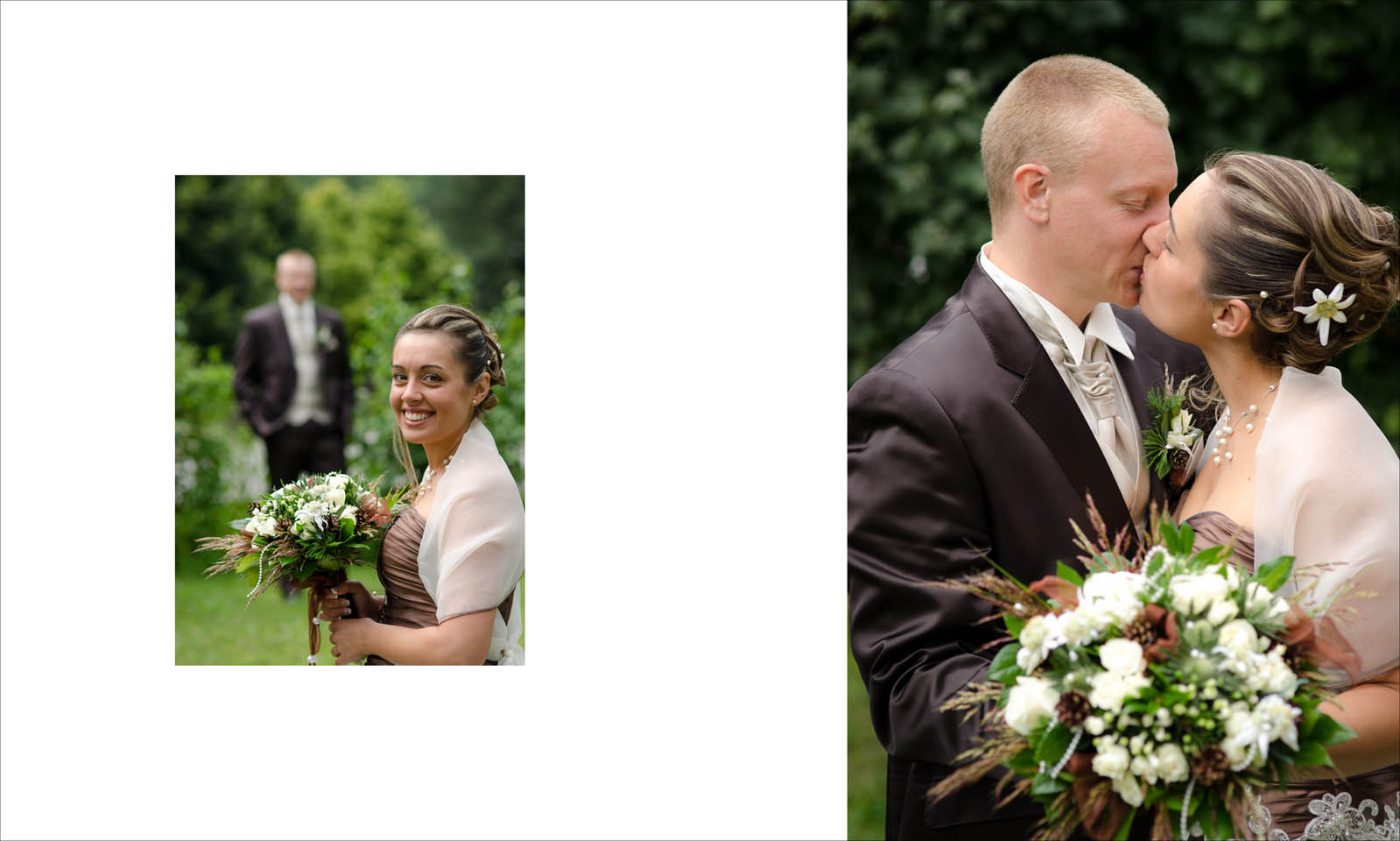 Mariage en Maurienne : portrait des mariés