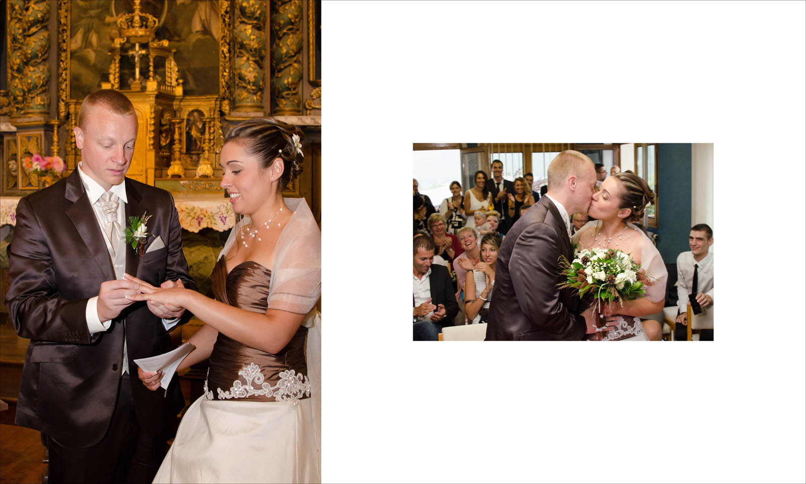 Mariage en Maurienne : photos à l église