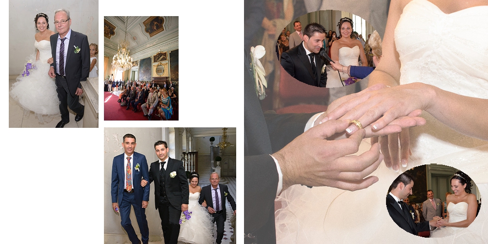 Photographe de mariage à Chambéry : cérémonie au Château de Boigne