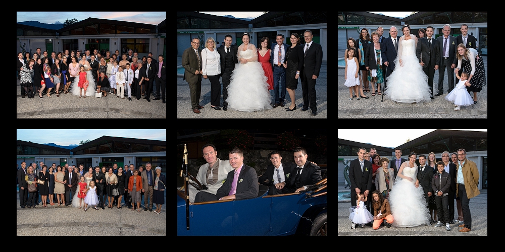 Photographe de mariage à Chambéry : photos de famille pendant le vin d honneur