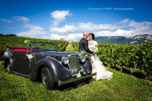 décor champêtre et viticole pour ce mariage estival en Savoie, photographe professionnel 73