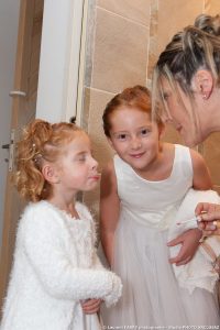 Make up pour les filles de la mariée (mariage en Combe de Savoie)