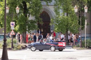 mariage à Albertville : fin de la cérémonie à l'église