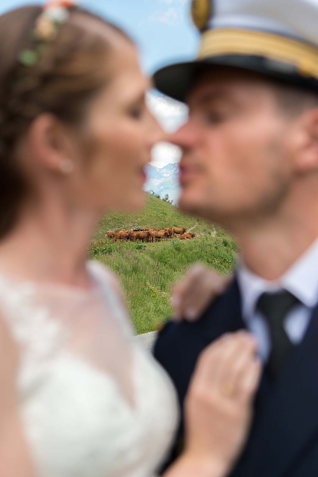 Photographe de mariage dans les Alpes
