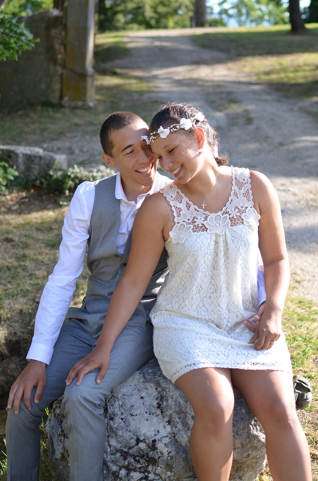 photo de couple sur un mariage au Bourget-du-lac (73)