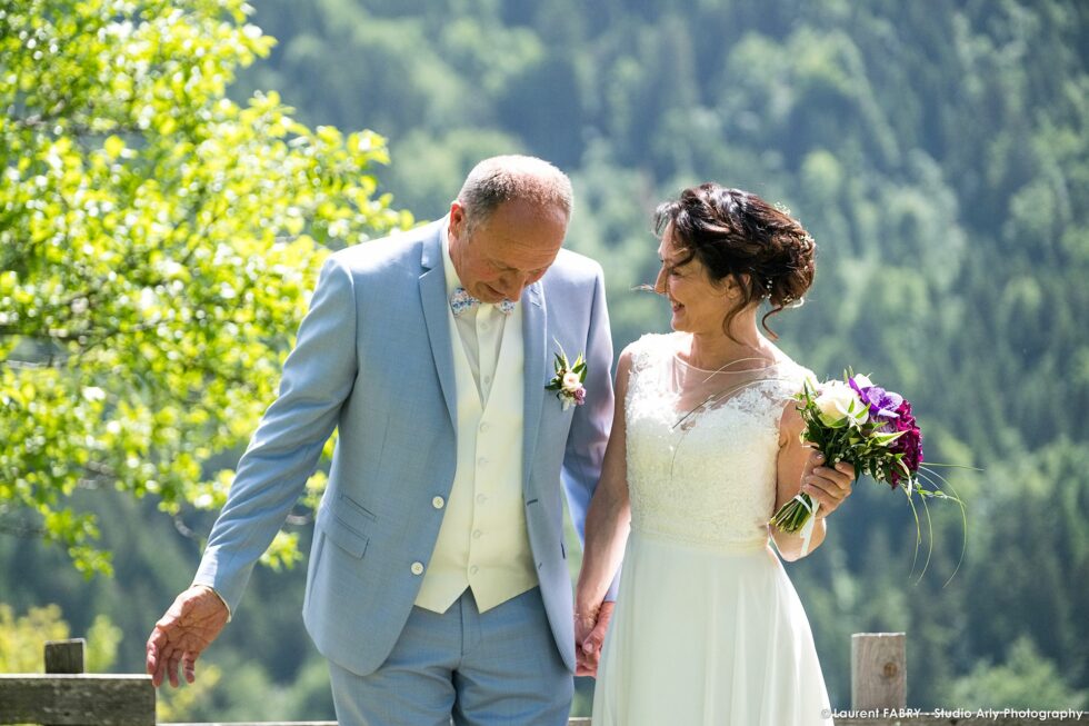 Photo de mariage dans les Aravis