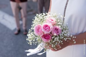 Mariage en Beaufortain : bouquet de la mariée