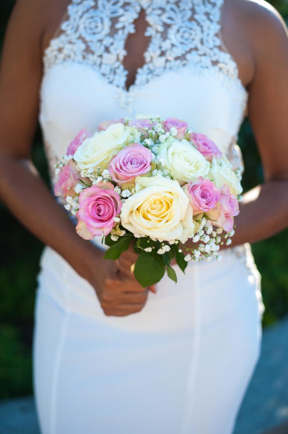 Photographe de mariage à Annecy : le bouquet de la mariée
