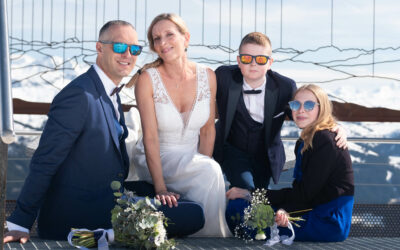 Mariage de printemps à la Giettaz